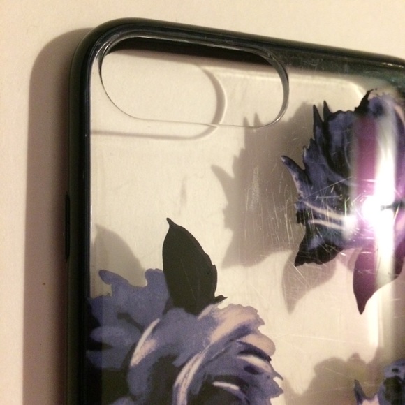 kate ♠️ blue & black flower cover iPhone 6+/7+/8+ - Picture 4 of 8